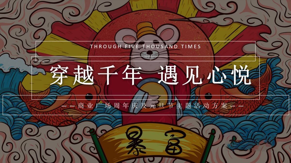 2020商业广场周年庆及元旦“国潮穿越”活动方案