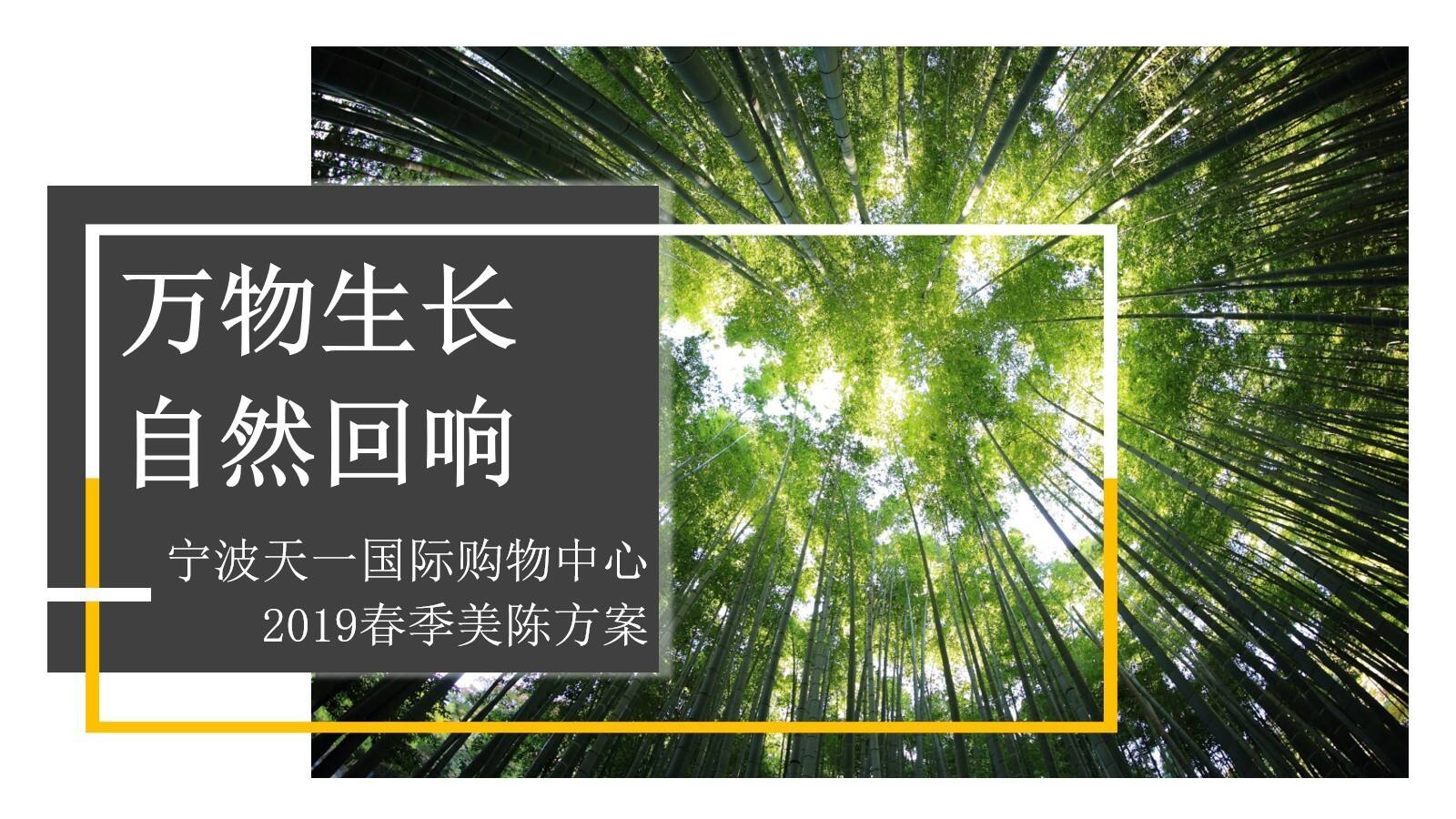 宁波天一国际购物中心春季美陈方案