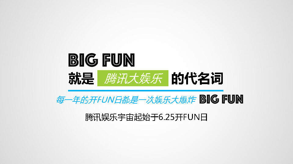 腾讯娱乐嘉年华开FUN日传播推广方案【互联网】