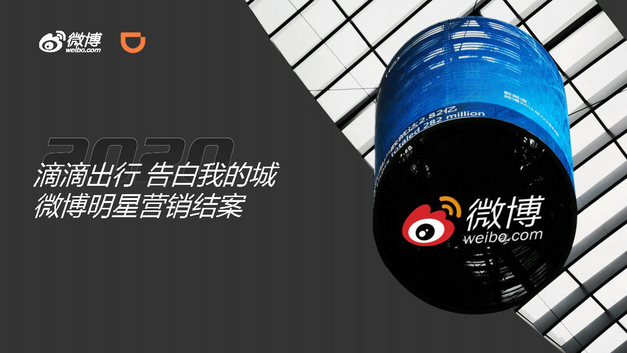 2020滴滴出行微博营销结案