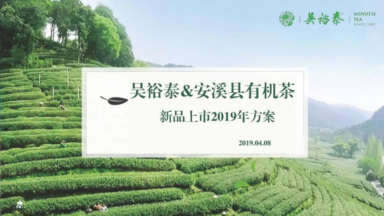 吴裕泰安溪县有机茶新品上市方案【茶叶】【品牌推广】