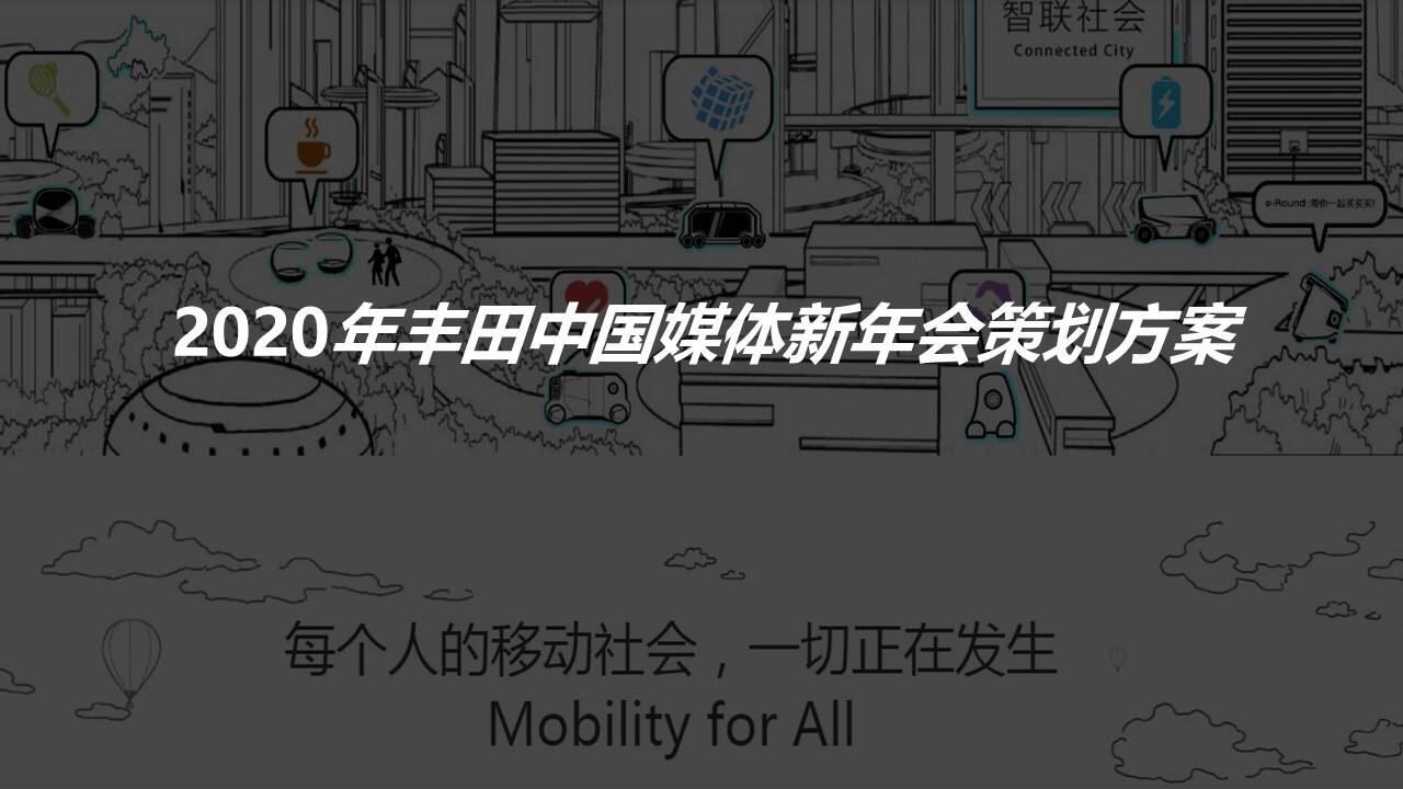 2020丰田媒体年会活动策划方案【汽车】【媒体招待】
