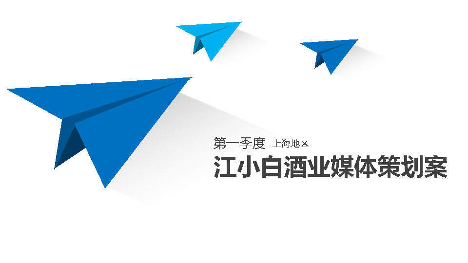 江小白第一季度媒介策划案