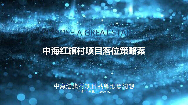 中海红旗村项目落位策略案