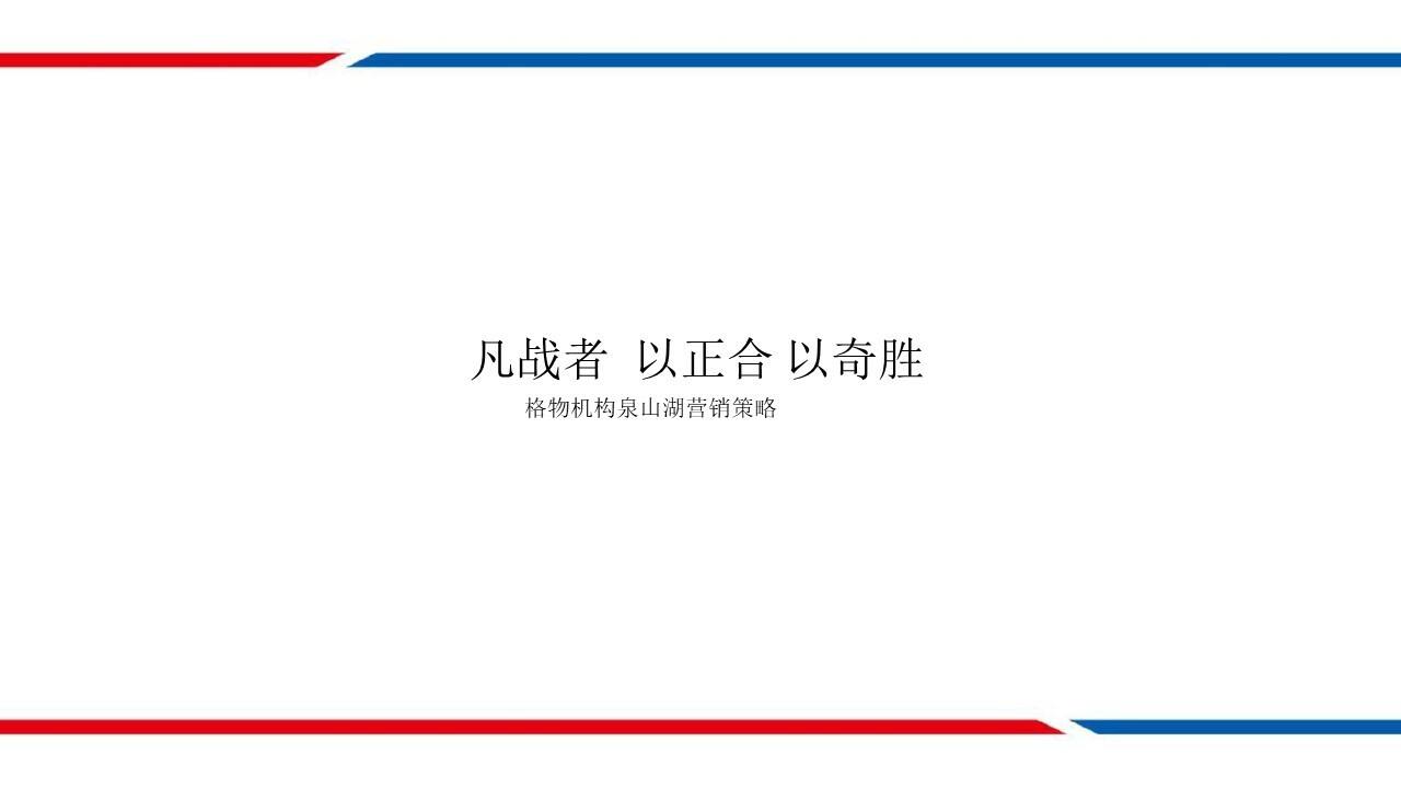 泉山湖策略推广【地产】