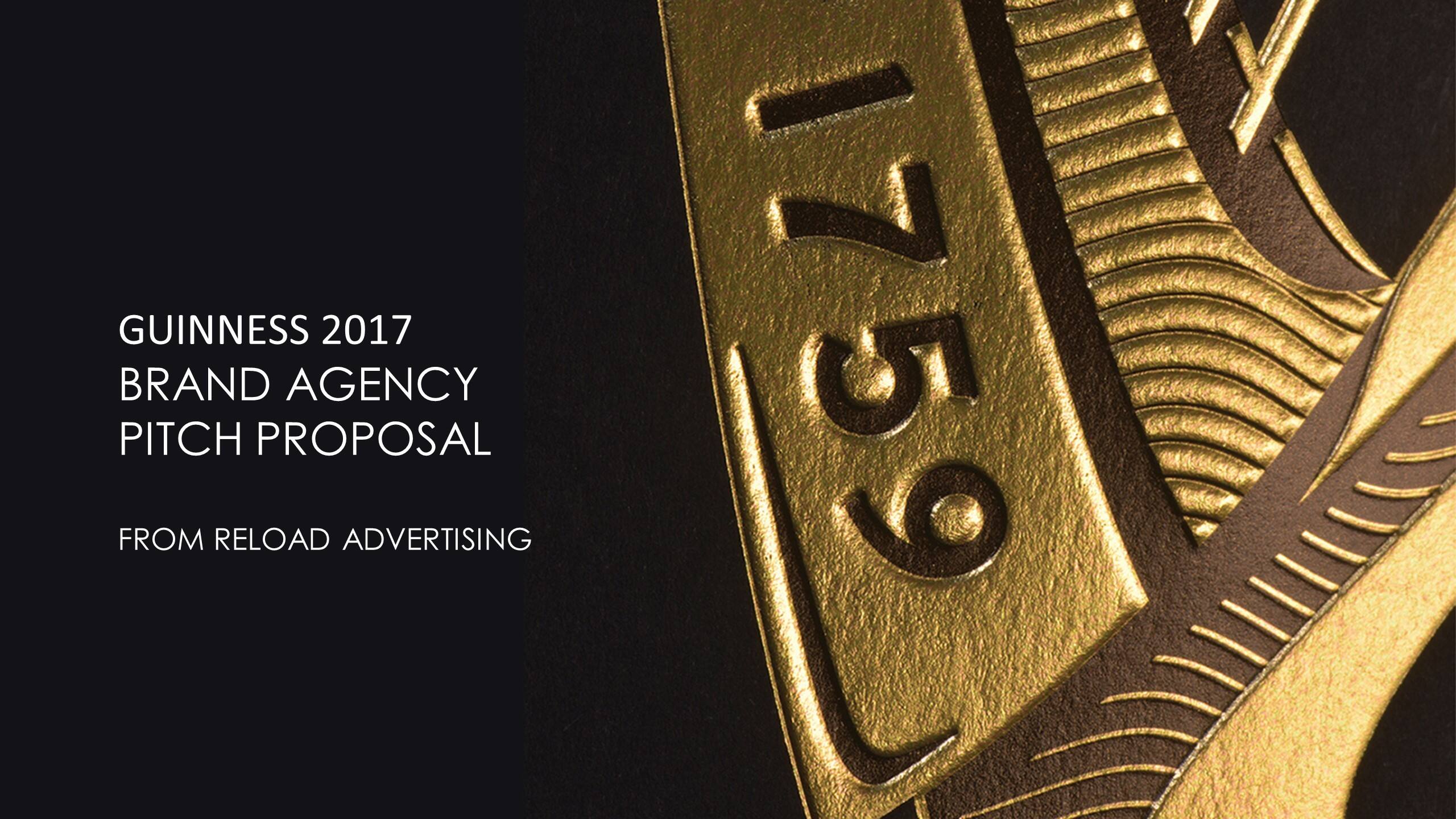 啤酒GUINNESS PROPOSAL