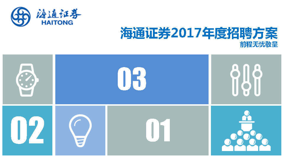 海通证券年度招聘方案