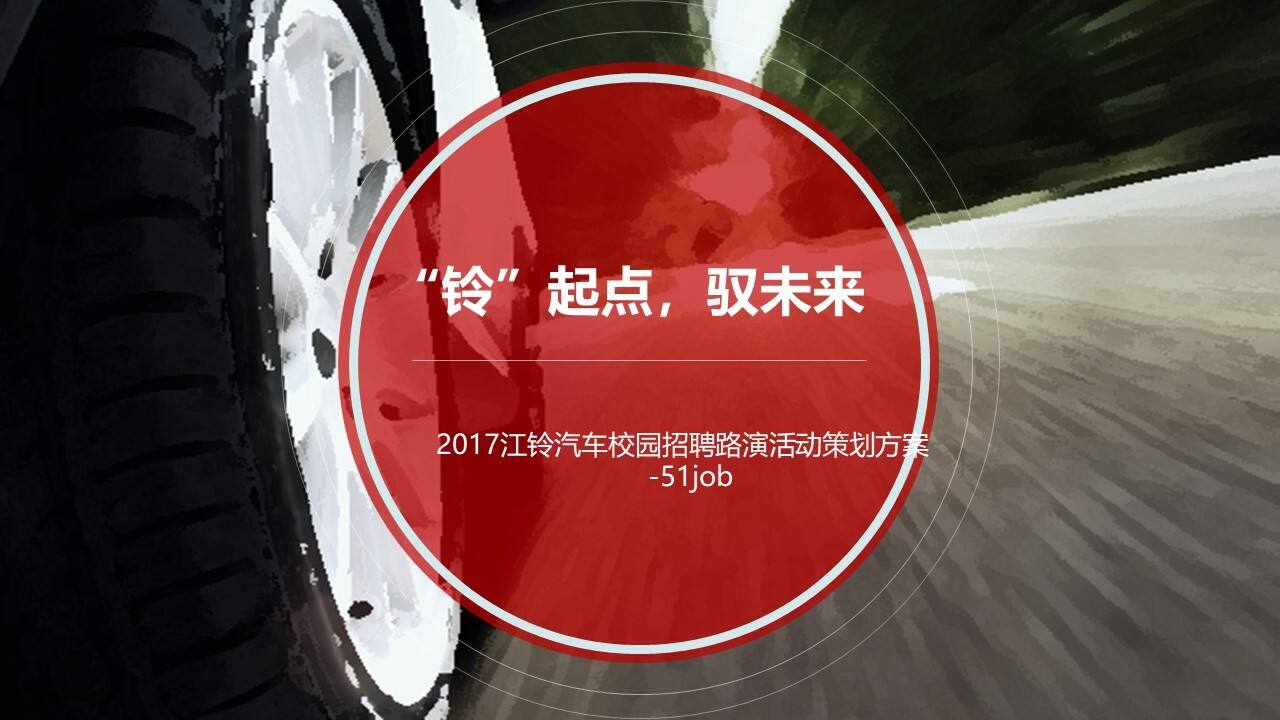 江铃校园招聘路演方案
