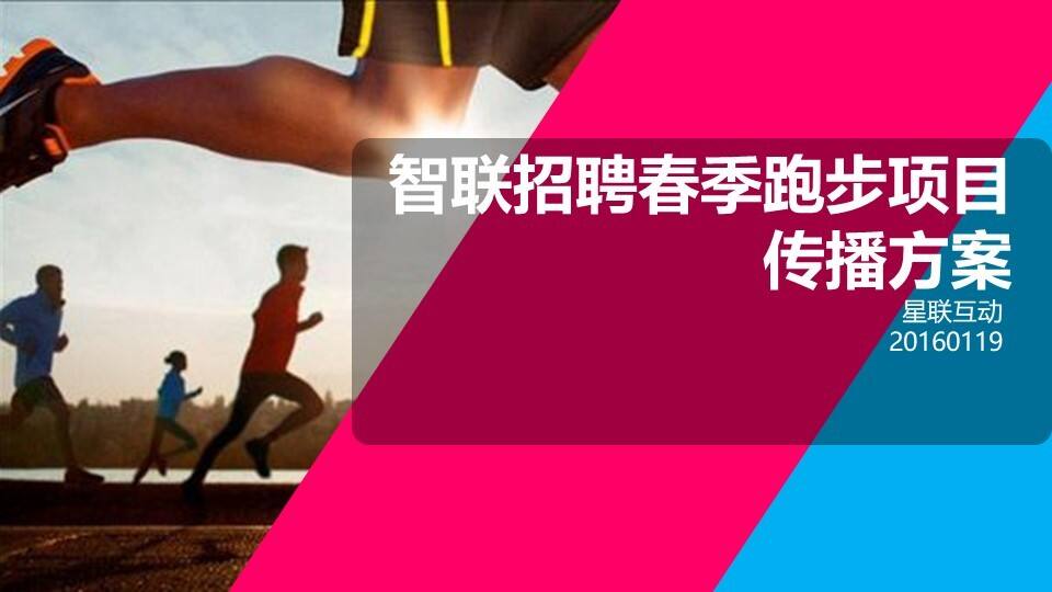智联招聘春跑项目传播方案