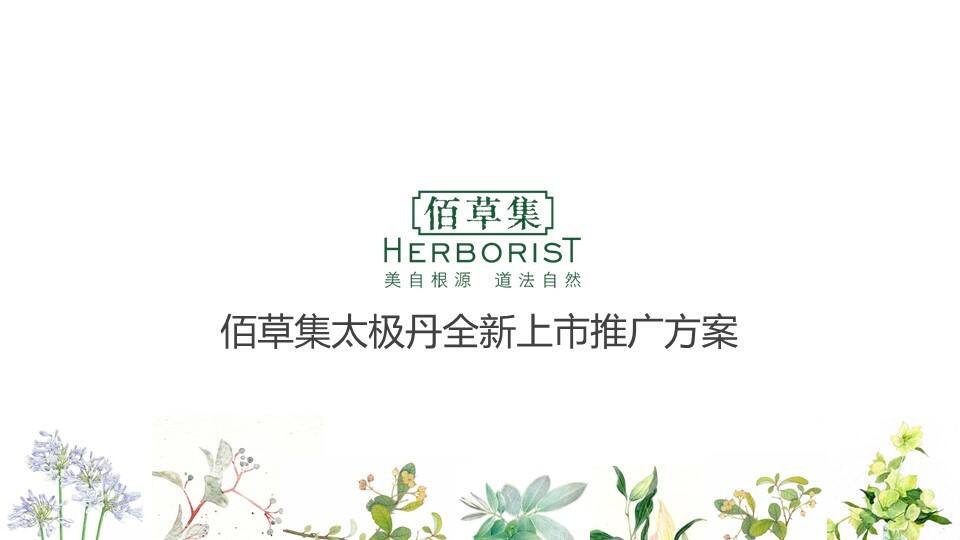 佰草集太极丹上市整合营销方案