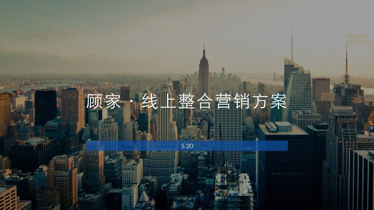 顾家市场部整合营销方案