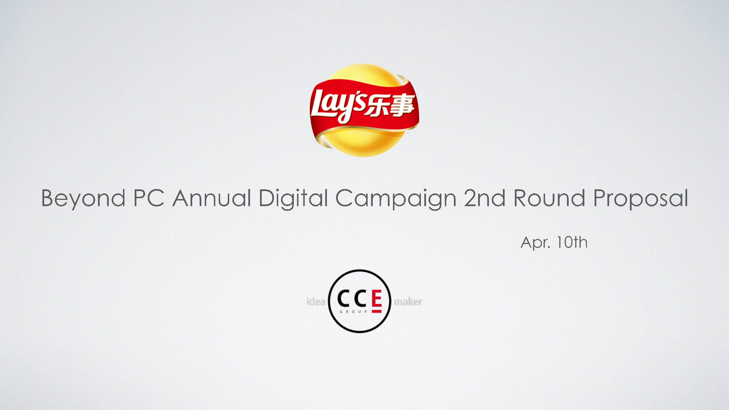 Lay's Beyond PC Digital Campaign Proposal 2nd round_CCE乐事【英文】