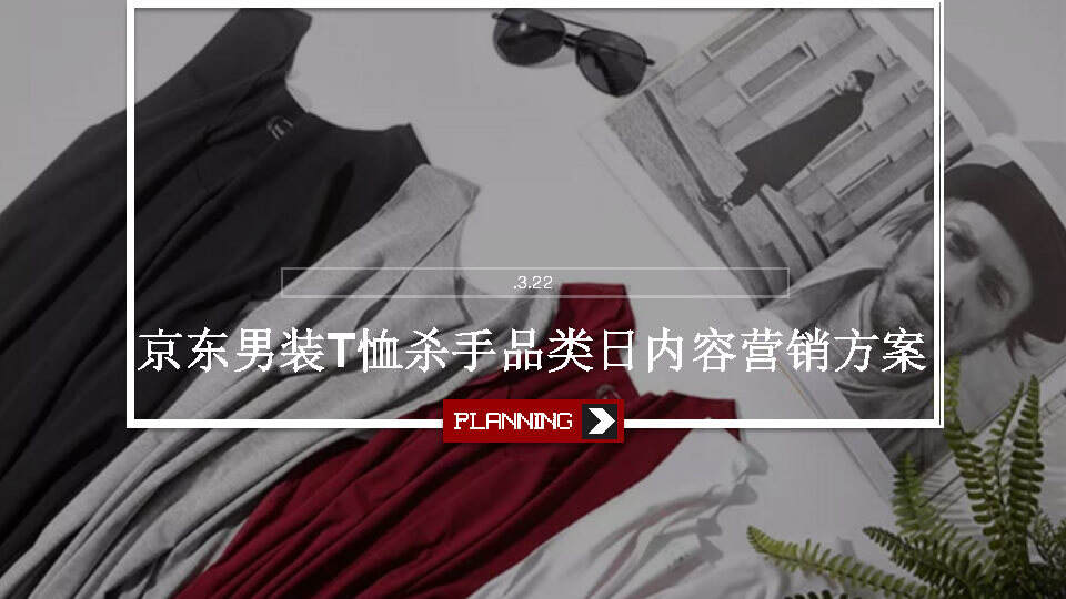 京东男装T恤杀手品类日内容营销方案