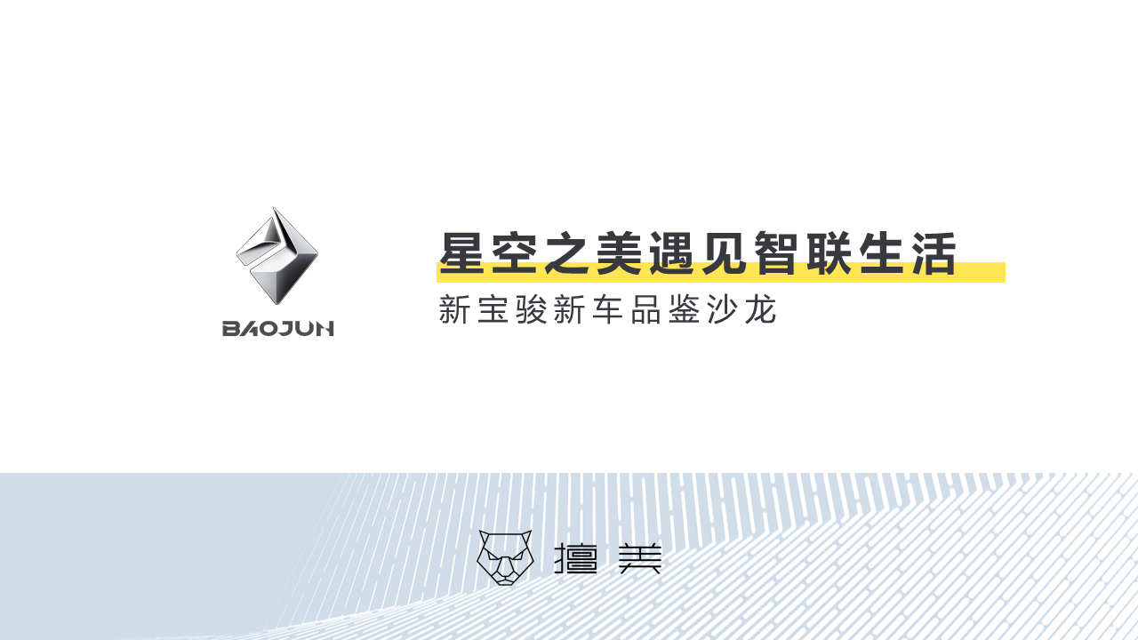 新宝骏新车品鉴沙龙方案