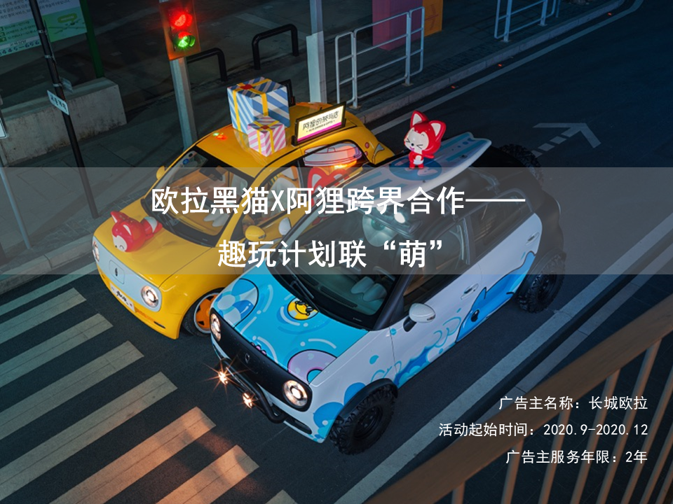 2020趣玩计划联“萌”跨界合作方案-欧拉黑猫+阿狸【报奖】
