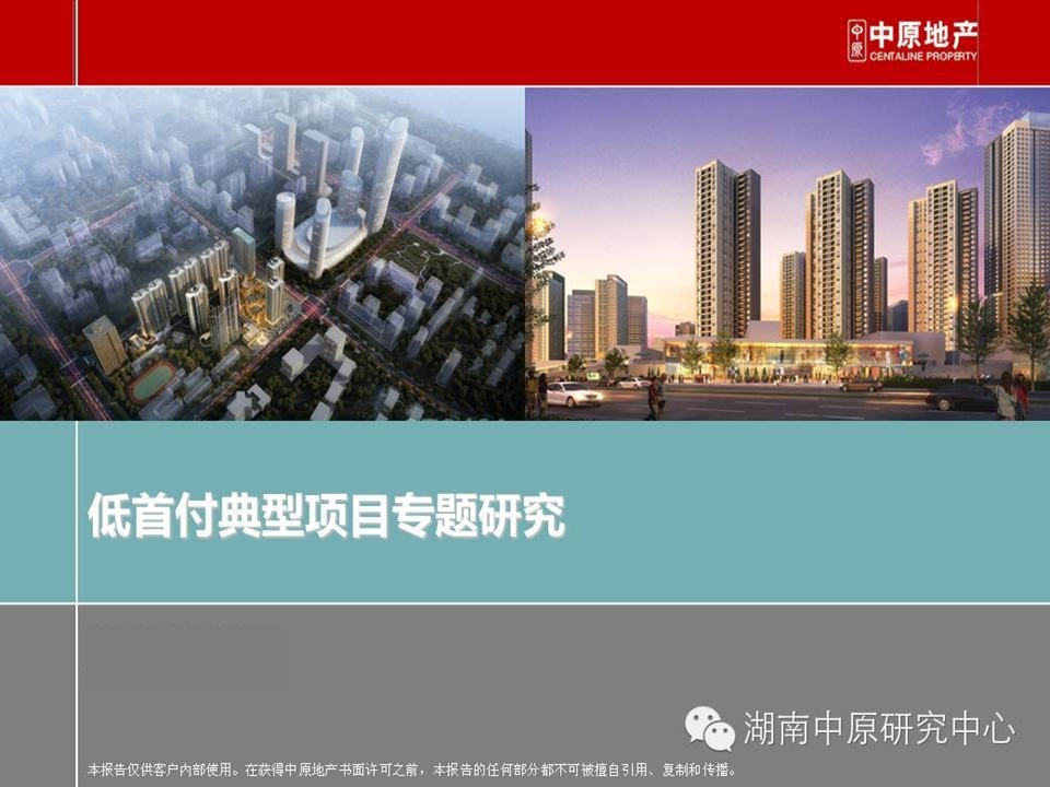 低首付典型项目专题研究