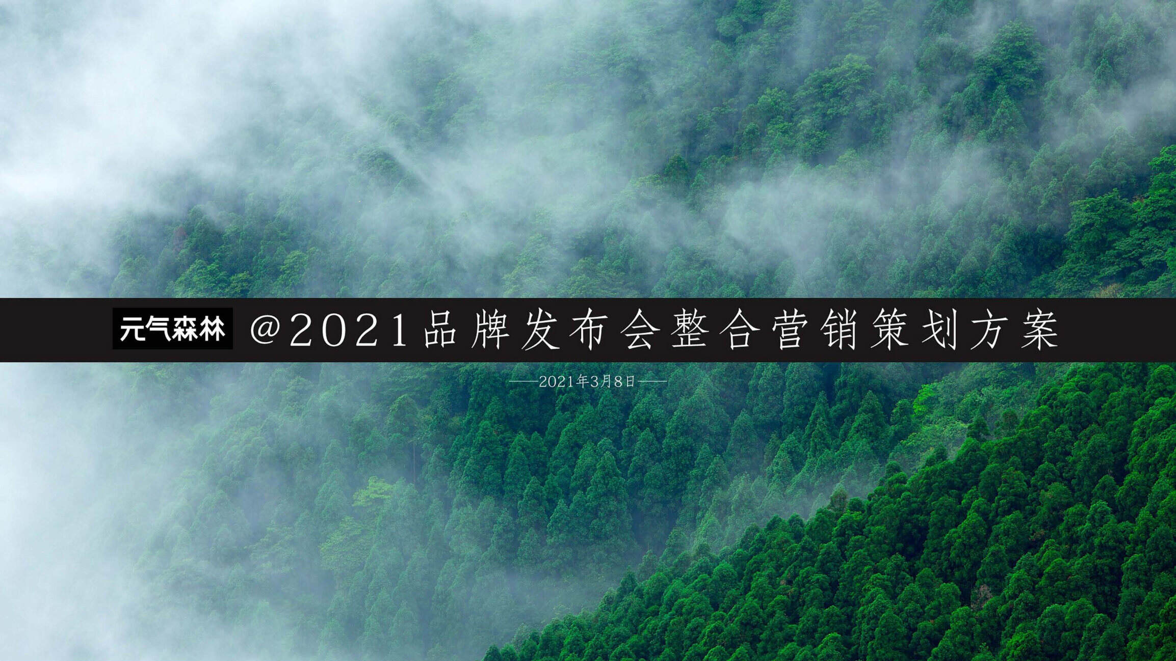 元气森林品牌发布会营销策划方案