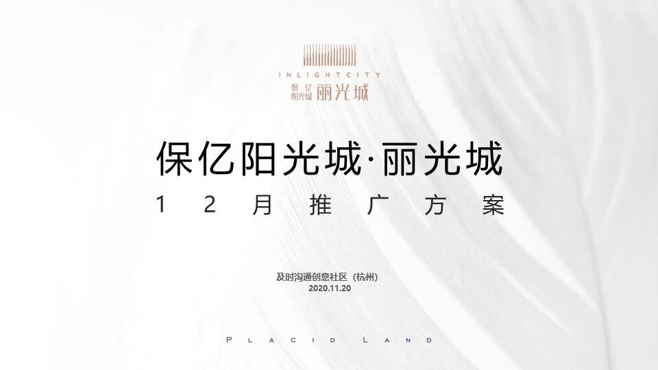 2020保亿阳光城丽光城12月推广方案