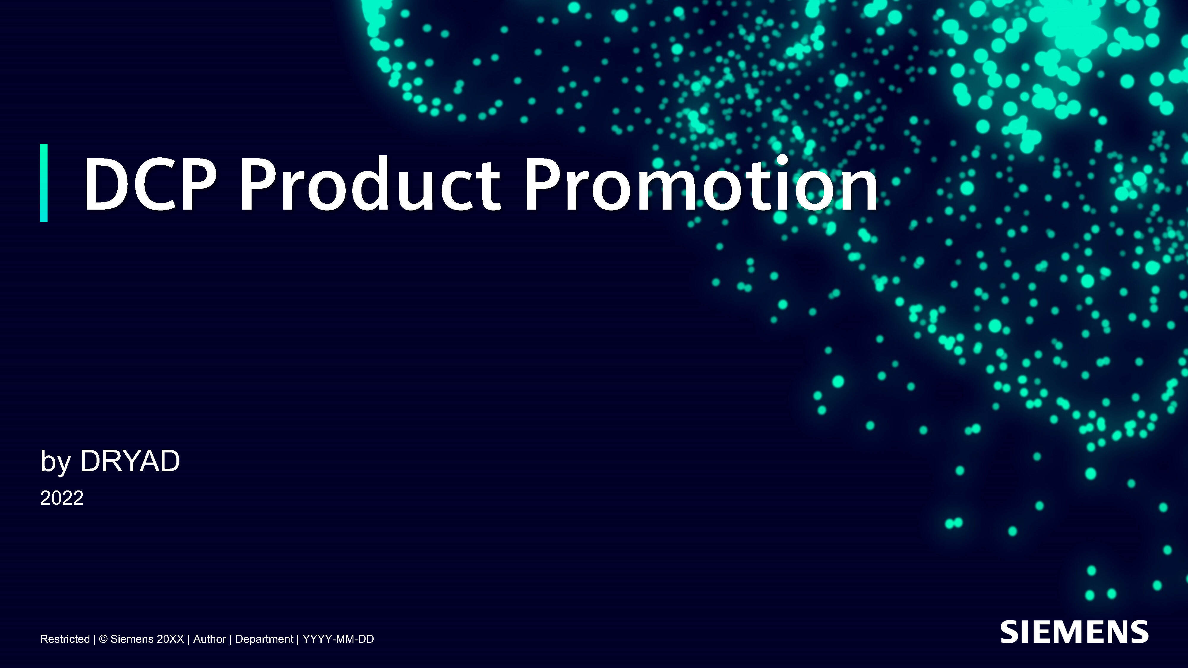 2022西门子DCP产品发布会方案【英文】【TOB】