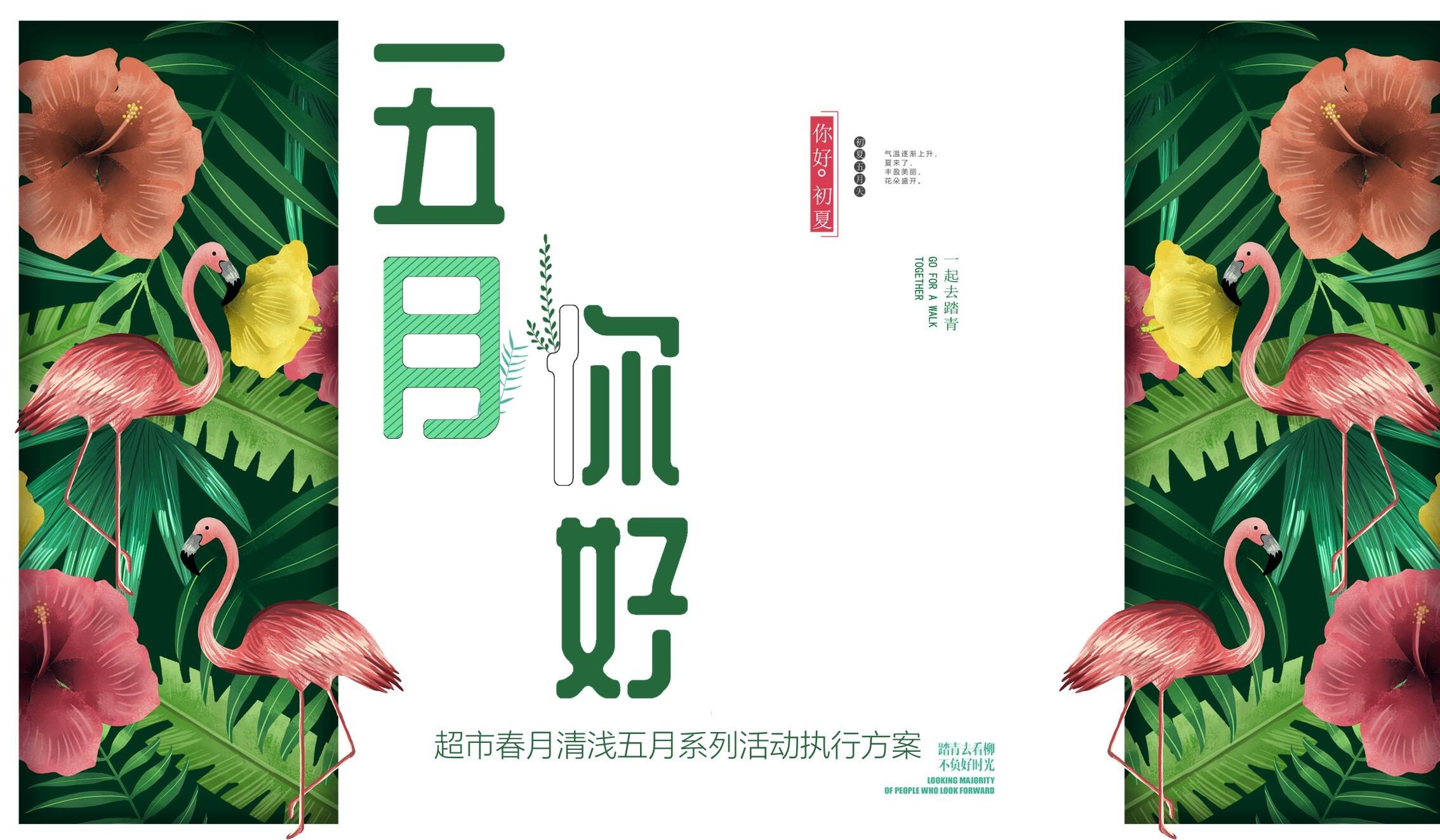 购物中心及超市春悦清浅你好五月活动执行方案