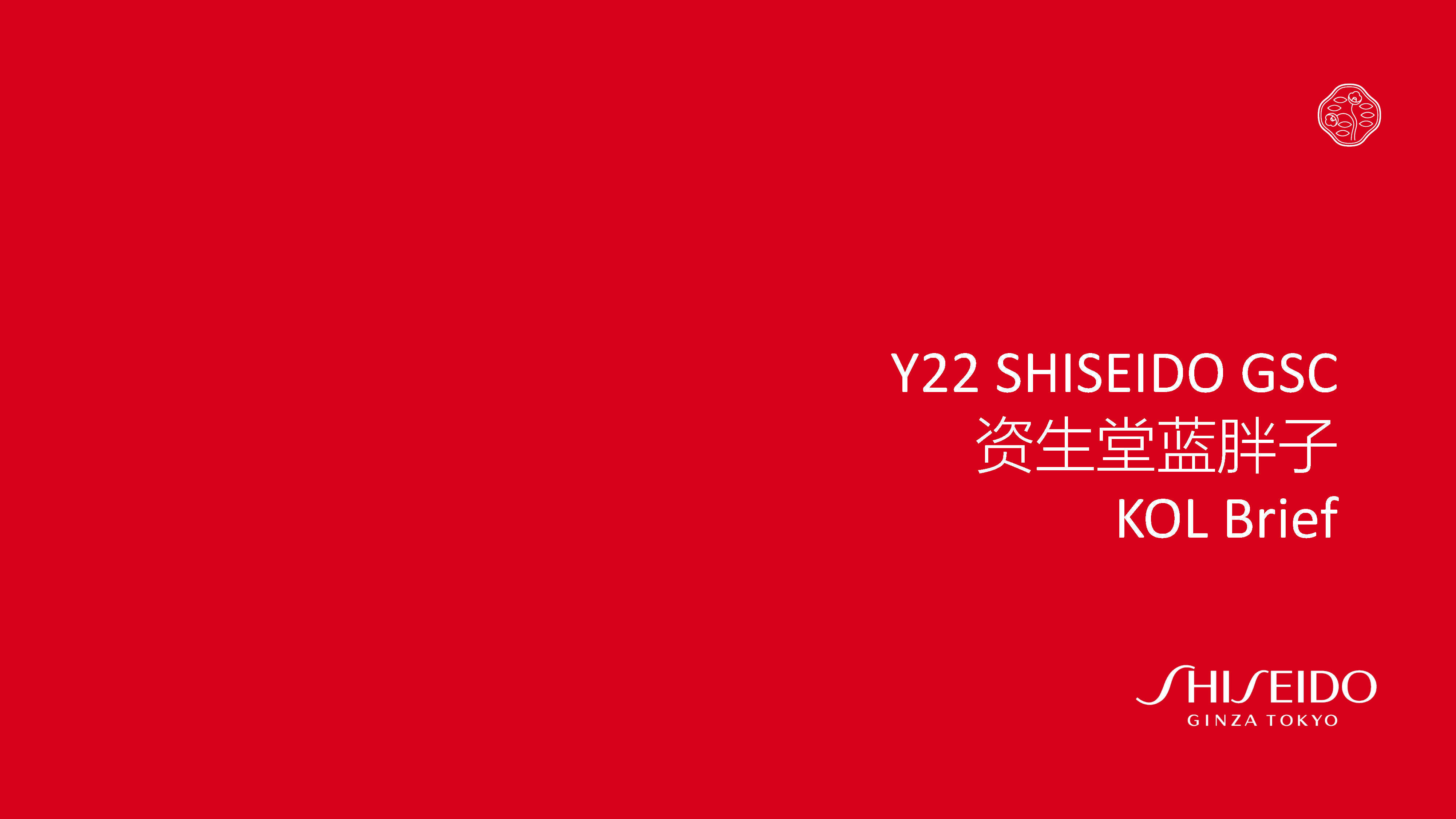 2022资生堂蓝胖子brief方案