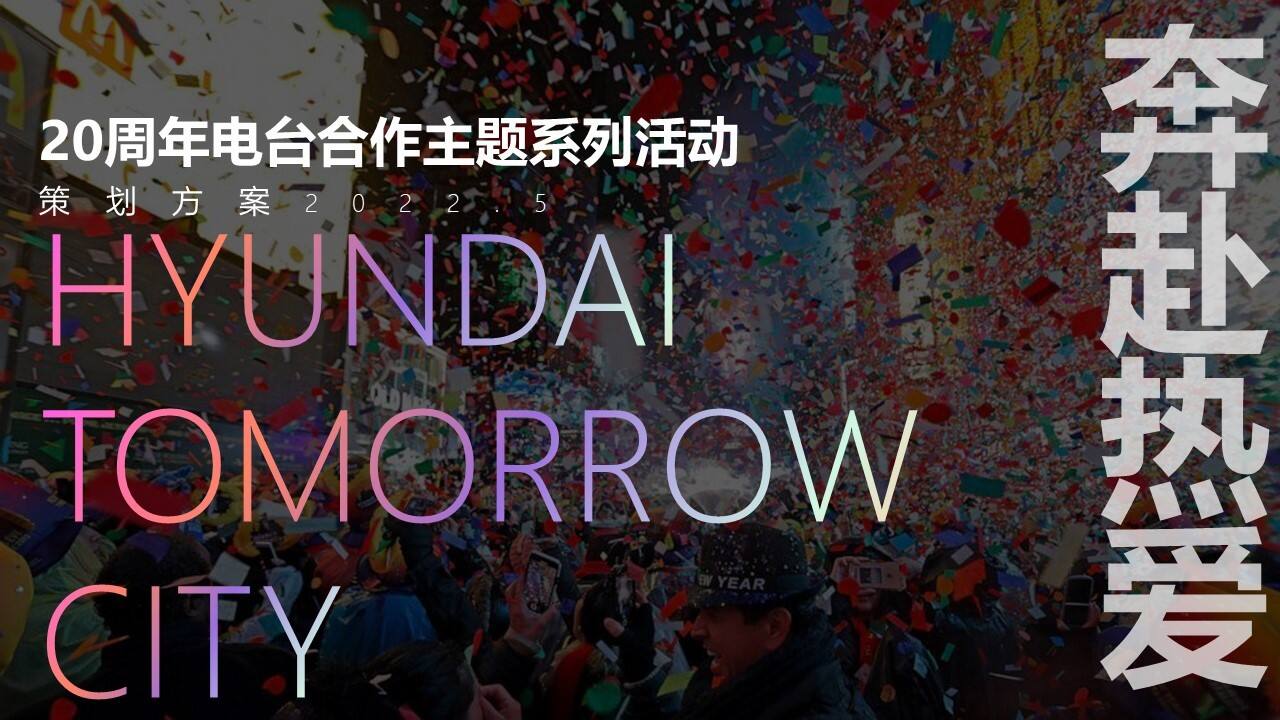 2022北京现代汽车品牌20周年电台合作主题系列活动策划方案