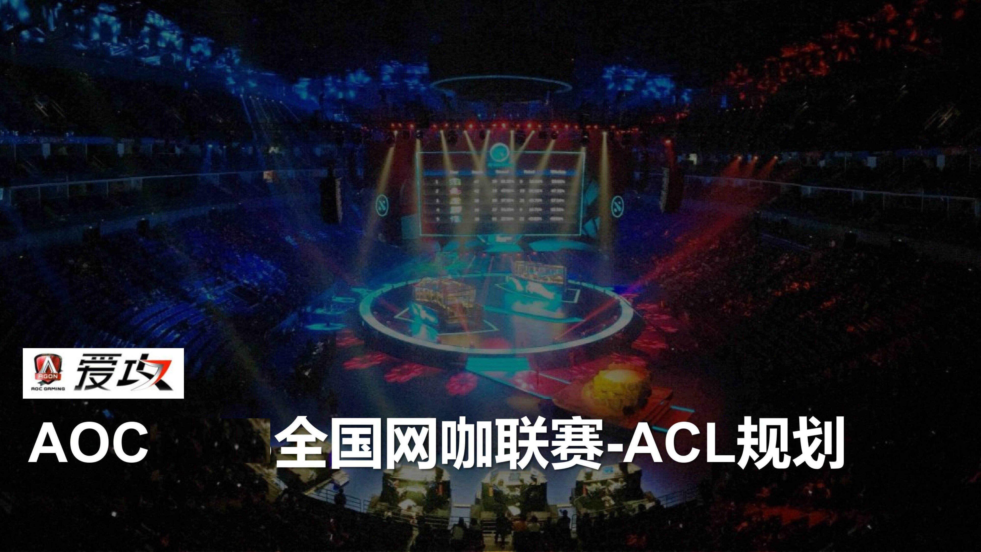 AOC全国网咖联赛ACL规划