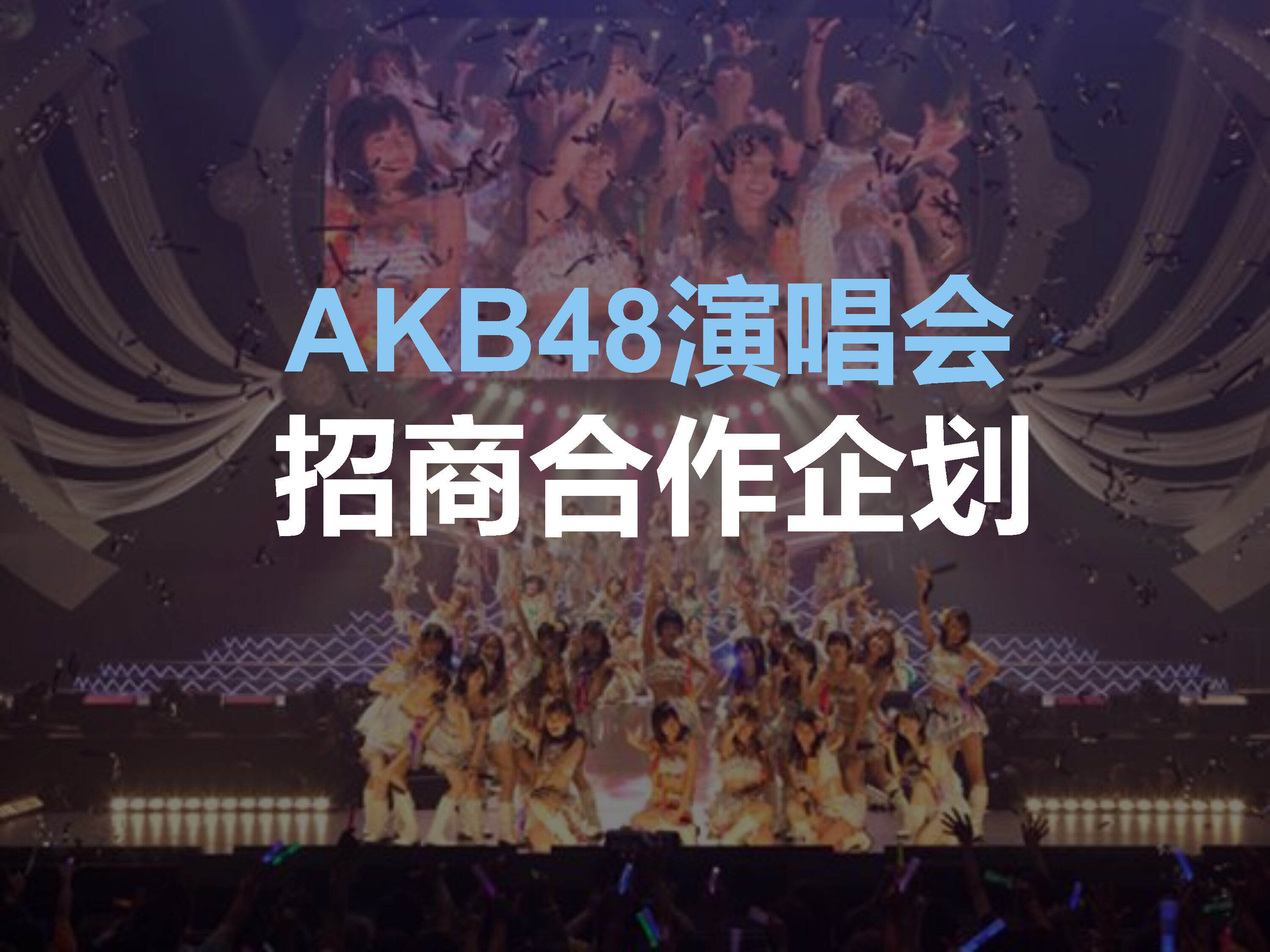 AKB48演唱会招商企划