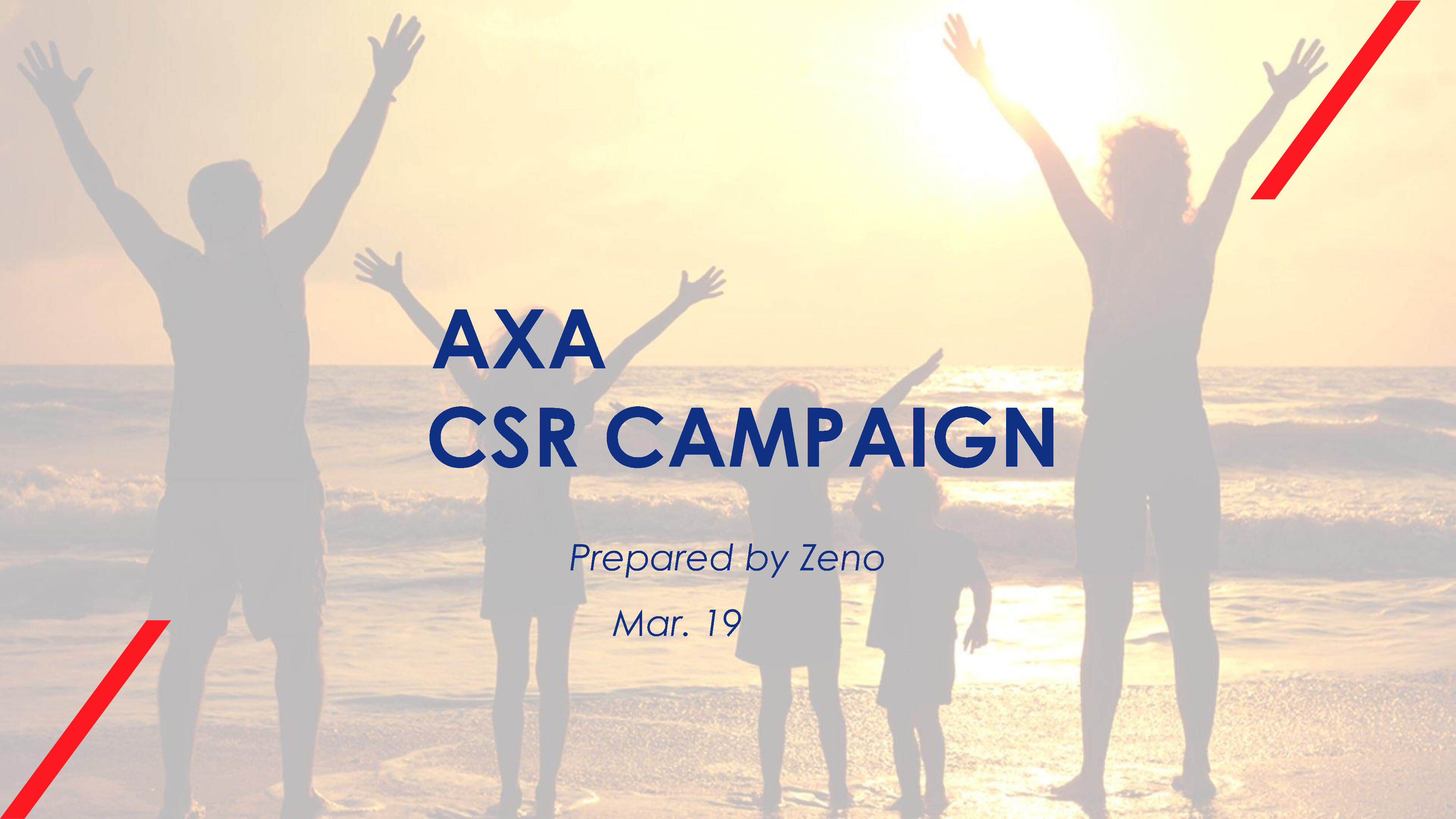 AXA运动鞋 CSR Campaign Proposal