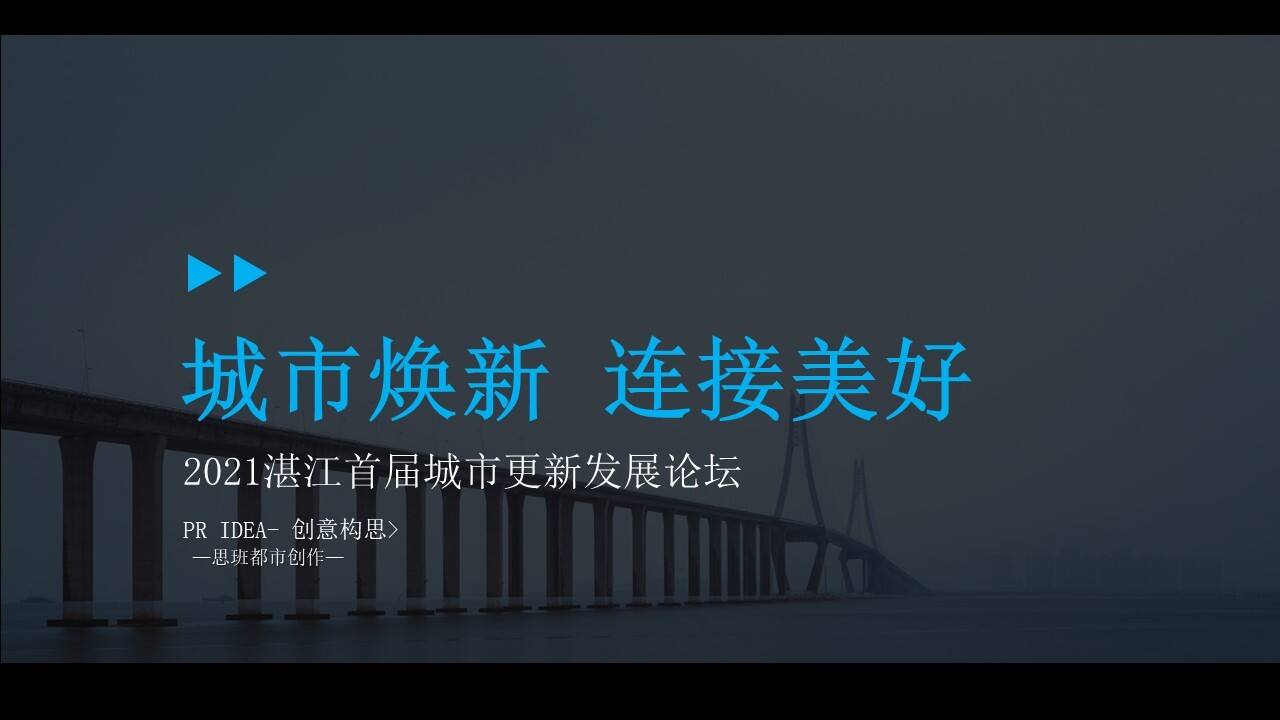 湛江城市更新发展论坛活动策划方案