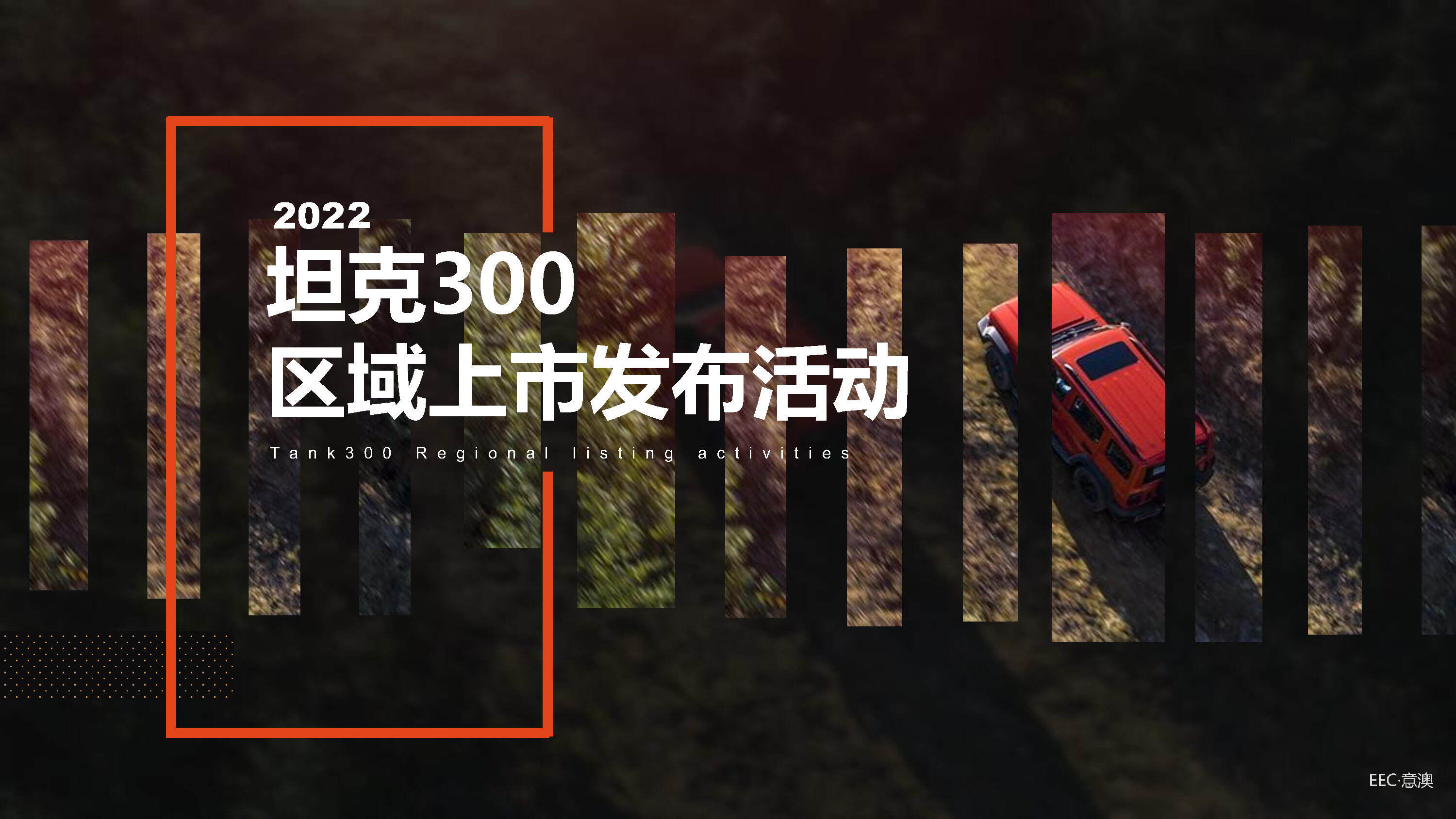 2022坦克300区域上市活动方案