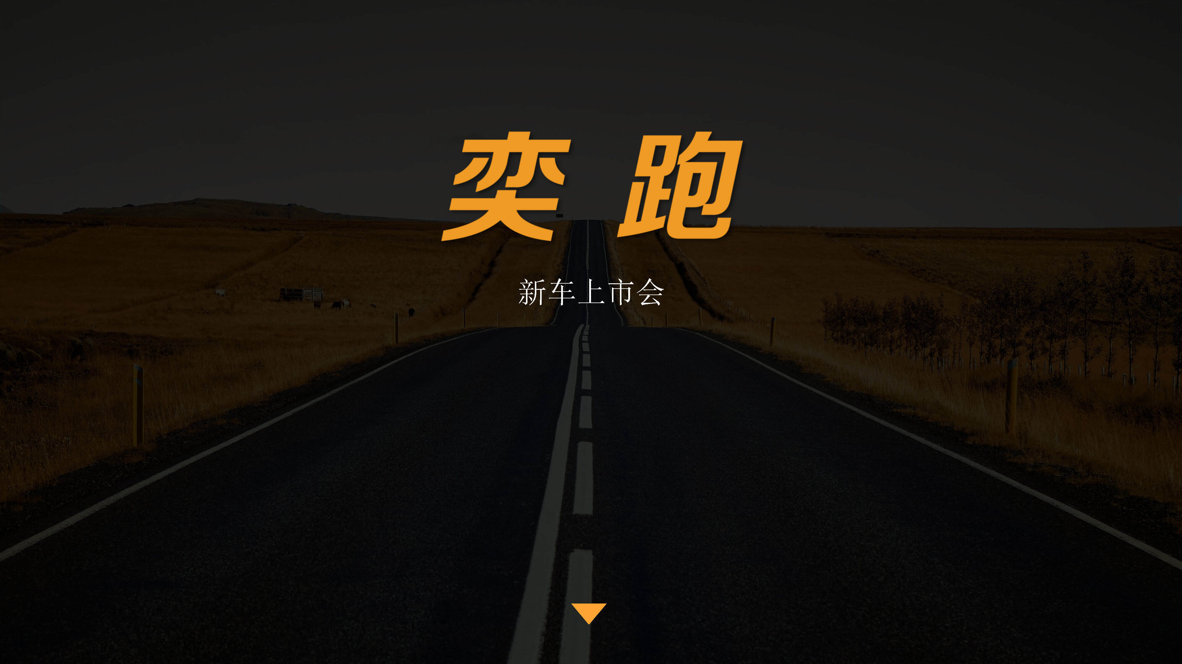 奕跑新车上市会方案