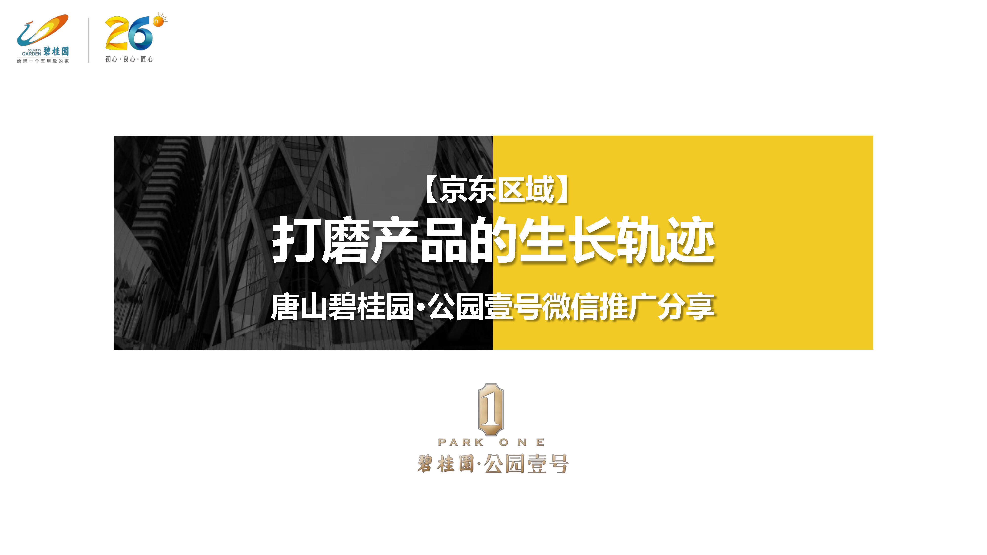 碧桂园·公园壹号线上推广分享