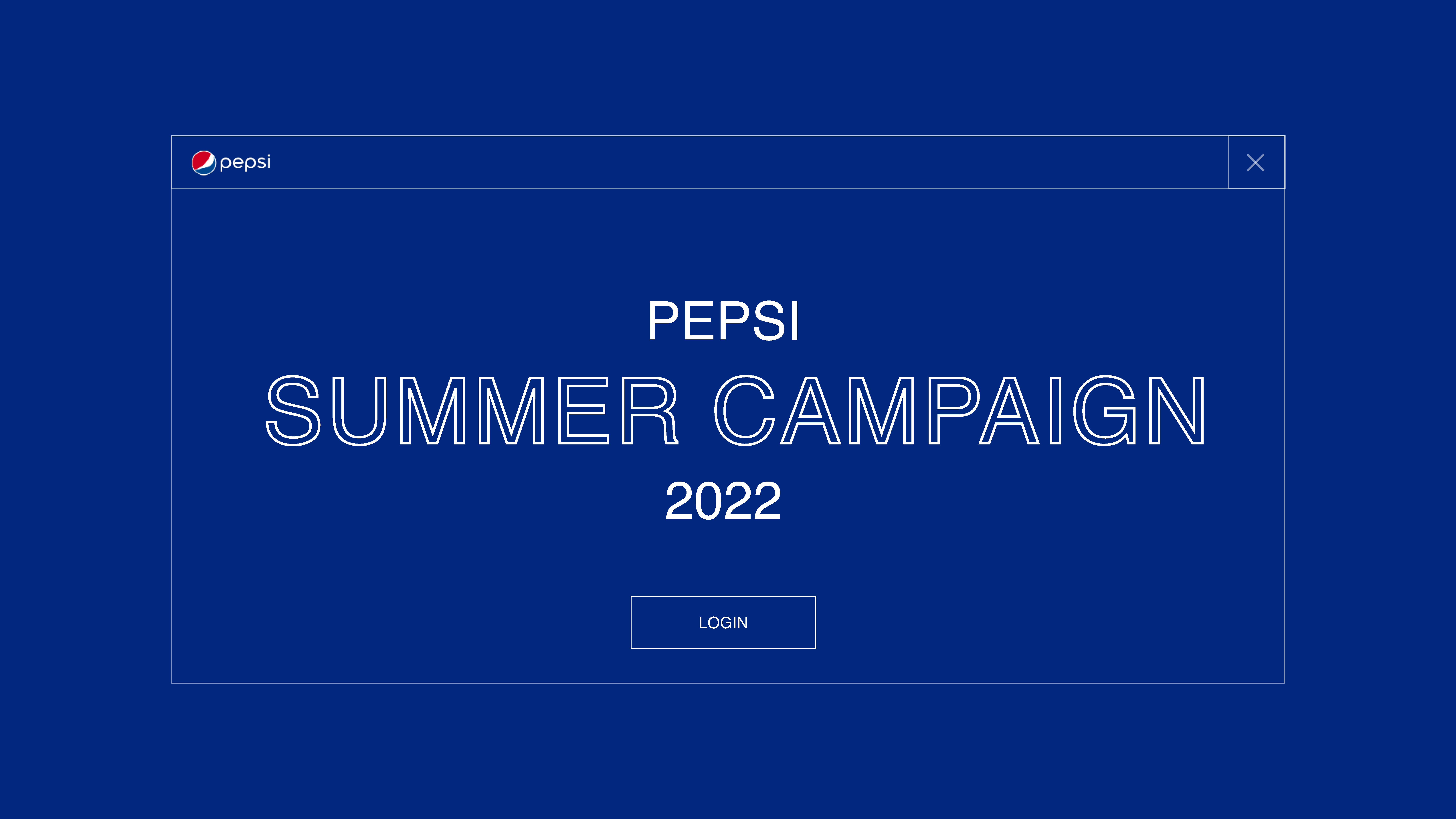 2022百事可乐PEPSI SUMMER CAMPAIGN