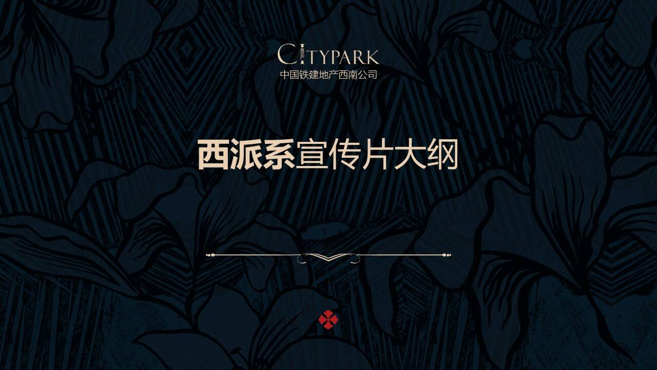 2021西派系宣传片大纲方案