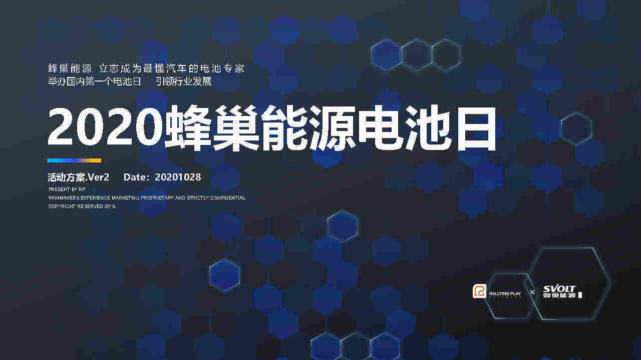 蜂巢新能源电池日策划方案