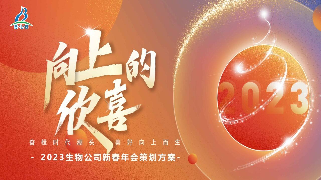 2023企业新春年会“向上的欣喜”活动策划方案