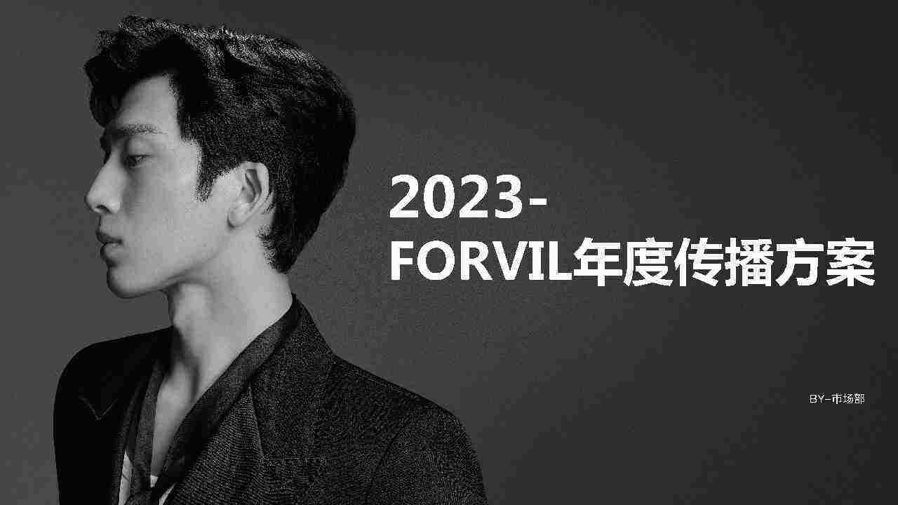 2023 温莎森哲FORVIL护发品牌年度传播方案