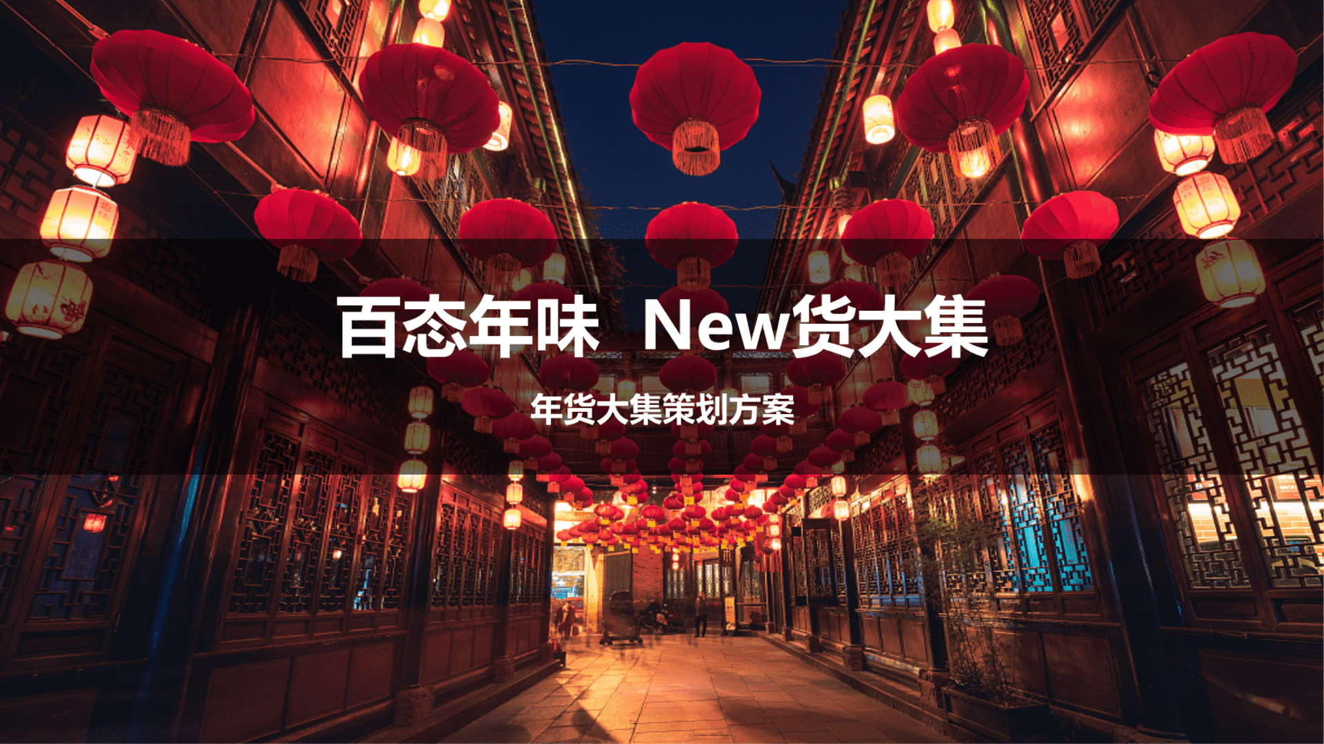 2022新春年货节“百态年味 New货大集”主题活动策划方案