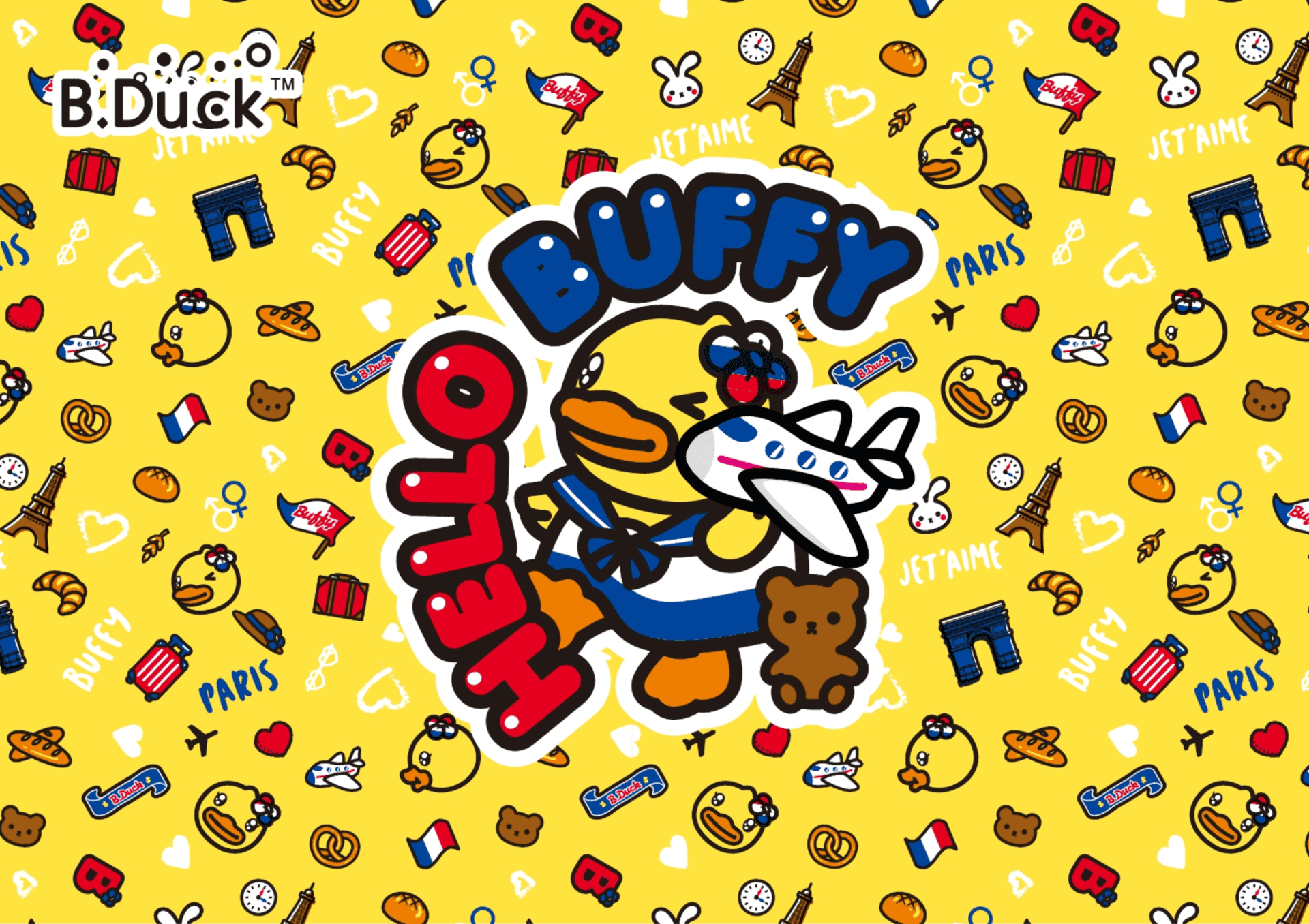 B_Duck- Buffy小黄鸭妹妹机场游巡展方案