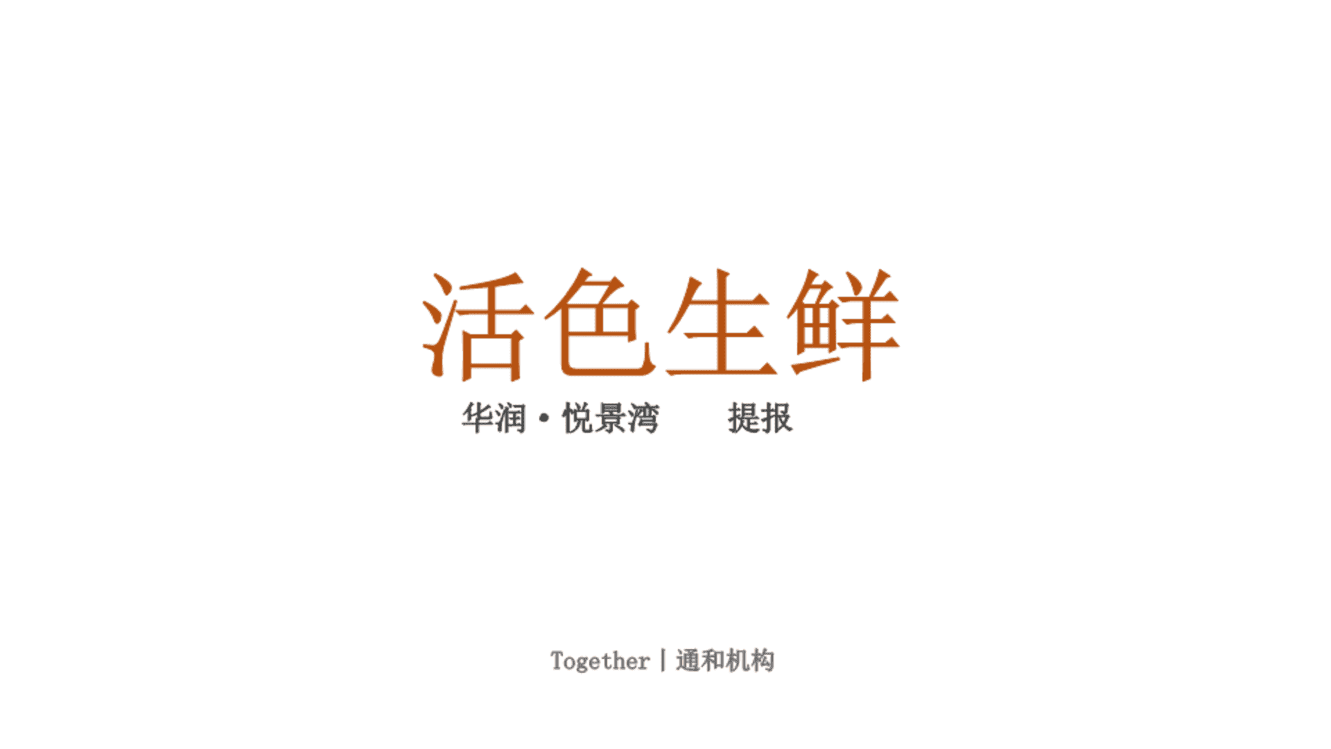 通和机构-郑州华润·悦景湾年策略推广提报