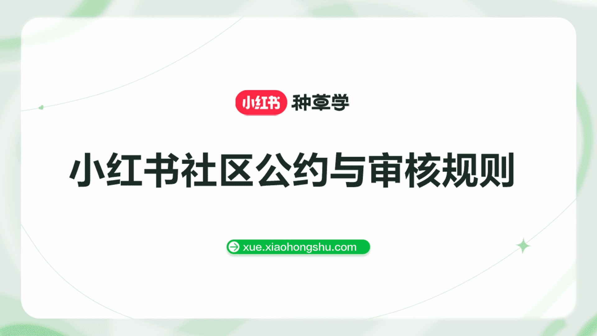 2024小红书社区公约与审核规则