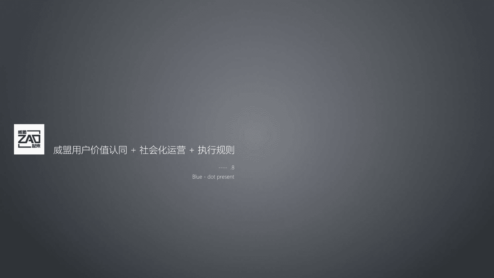 威盟社会化运营规划