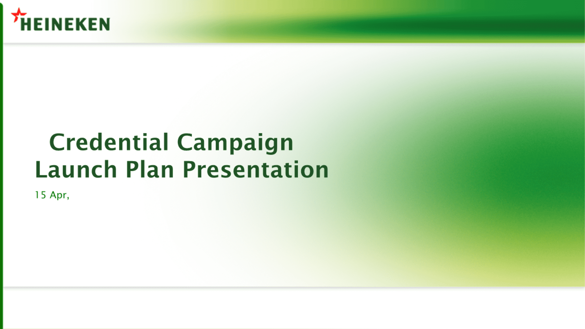 喜力啤酒Heineken Credential BTL