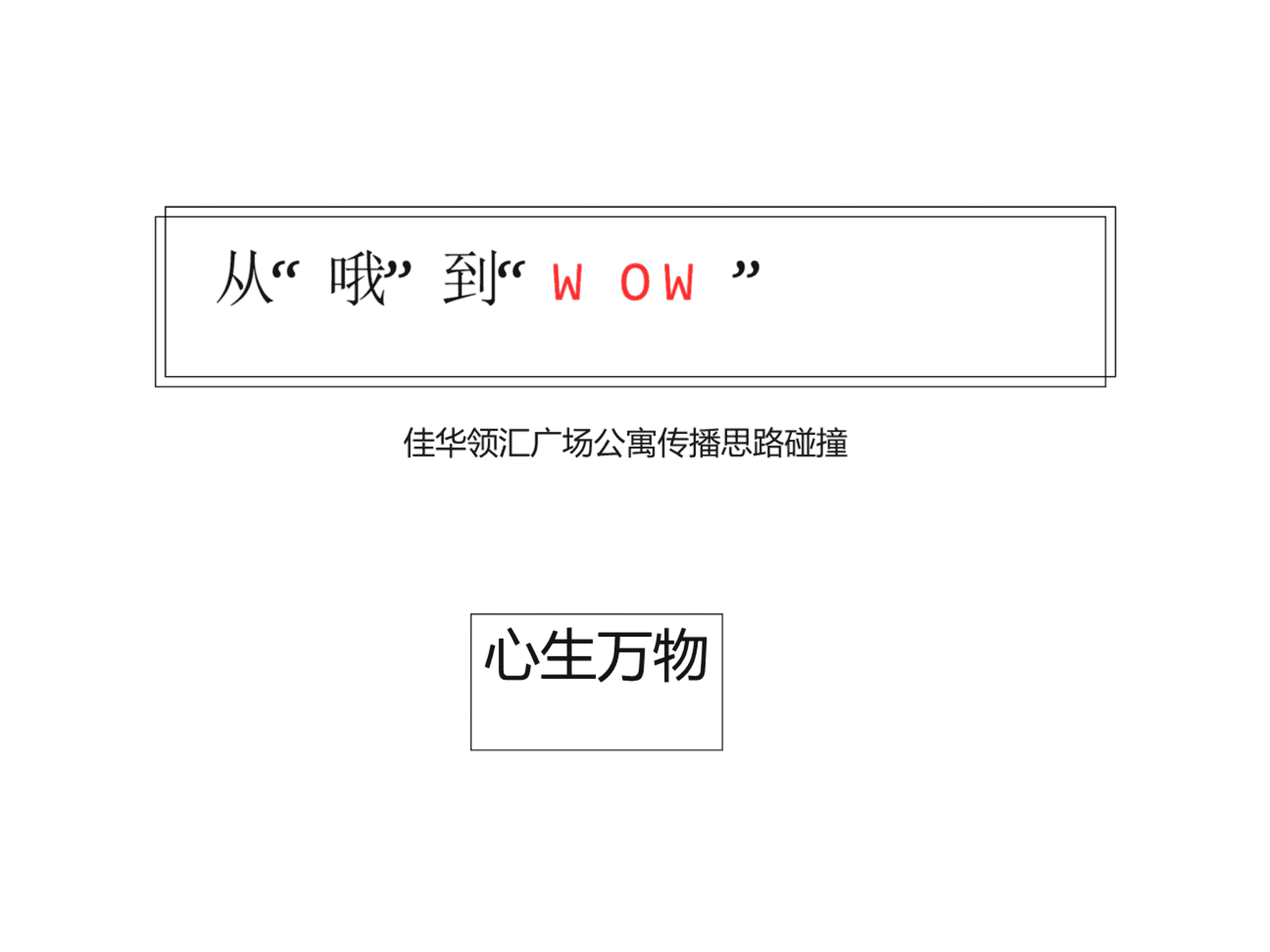 深圳心生万物广告-高见-佳华领汇广场公寓传播方案