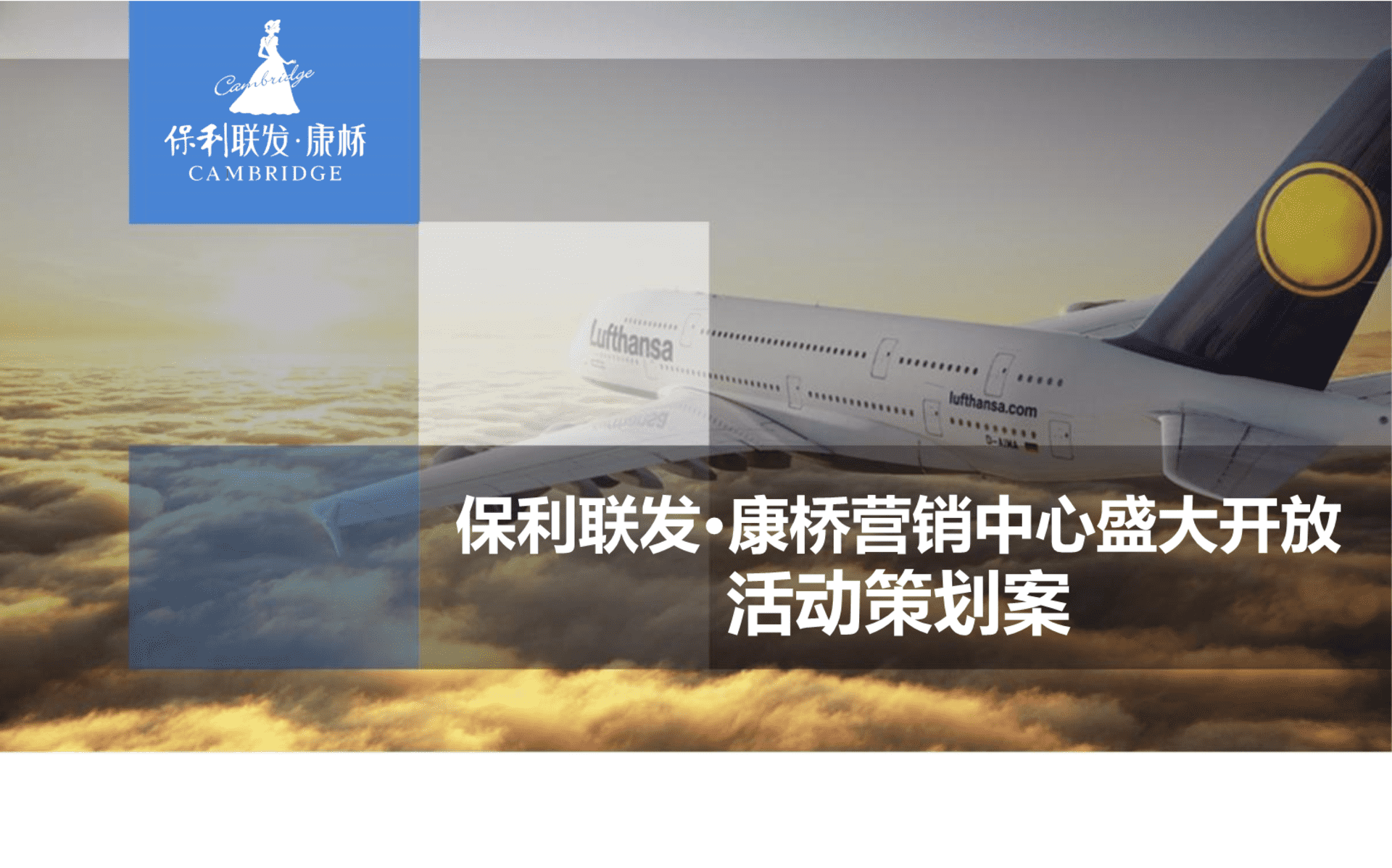 保利联发康桥营销中心开放活动案