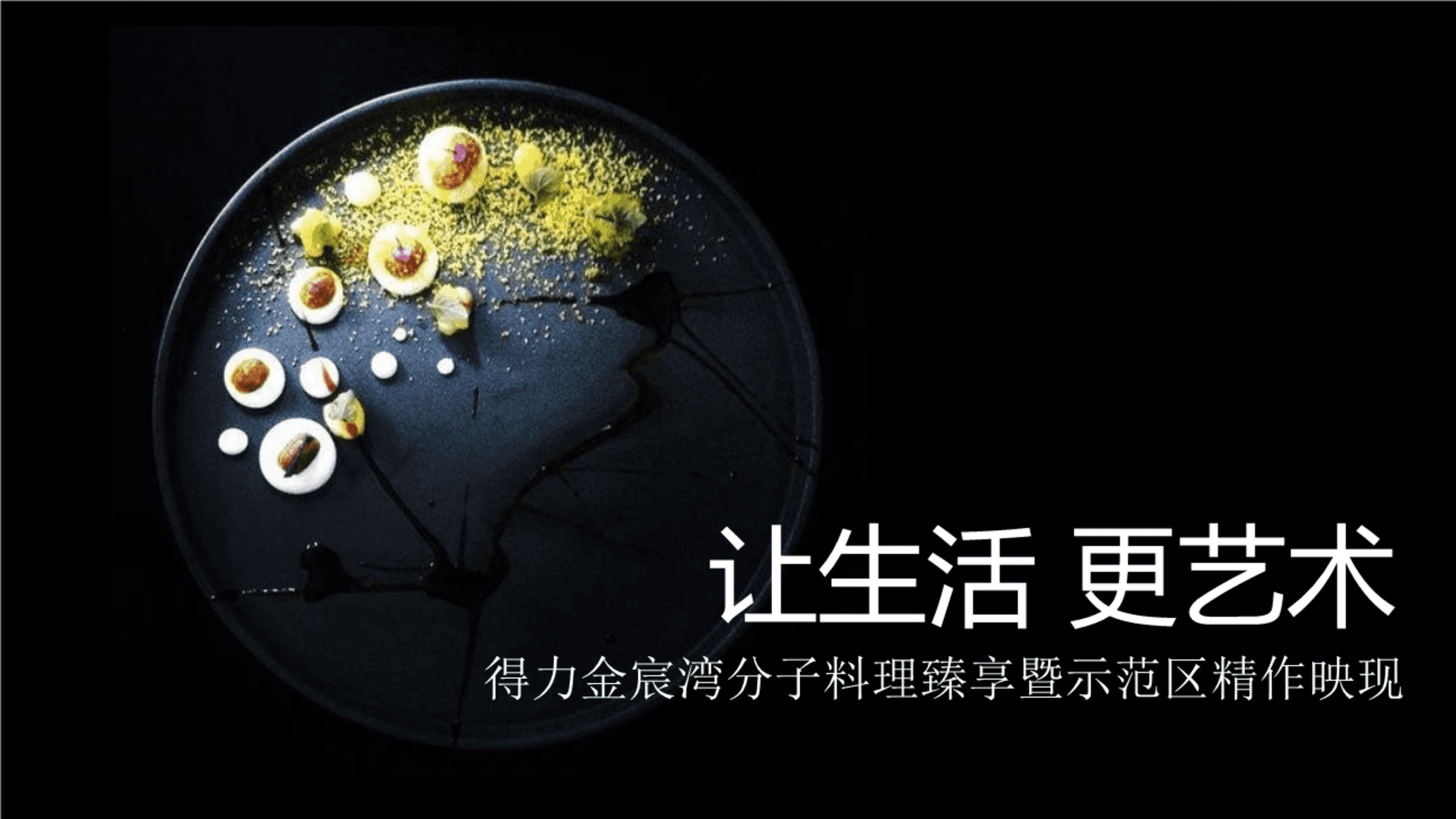 得力金宸湾分子料理臻享活动方案