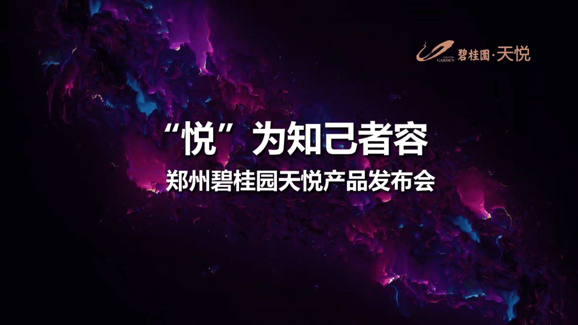 郑州碧桂园天悦产品发布会策划案