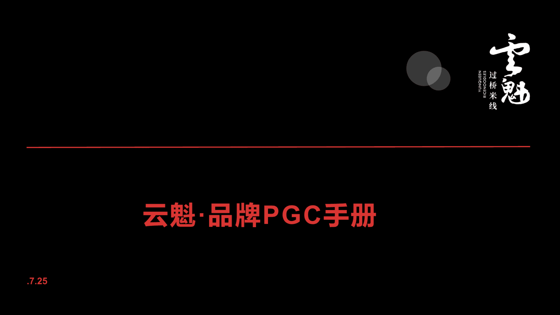 云魁过桥米线品牌PGC手册