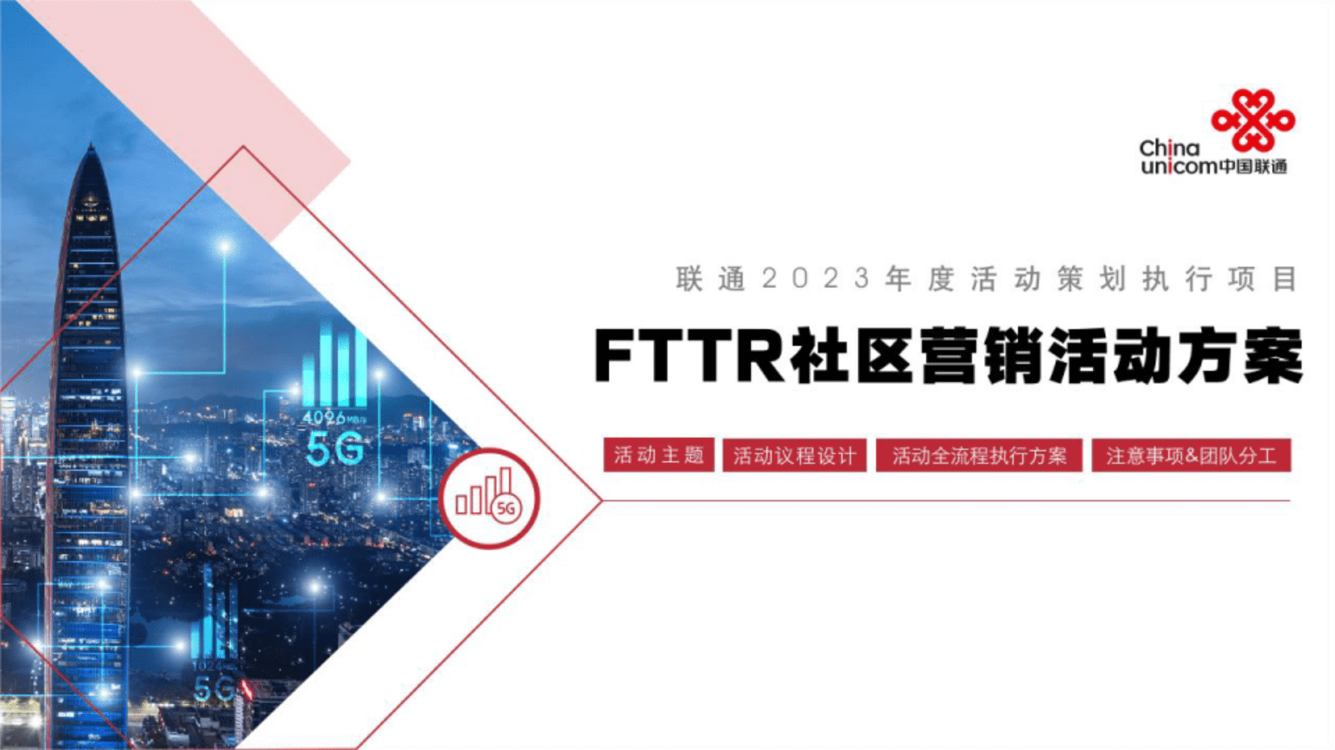 2023东莞联通社区营销活动方案